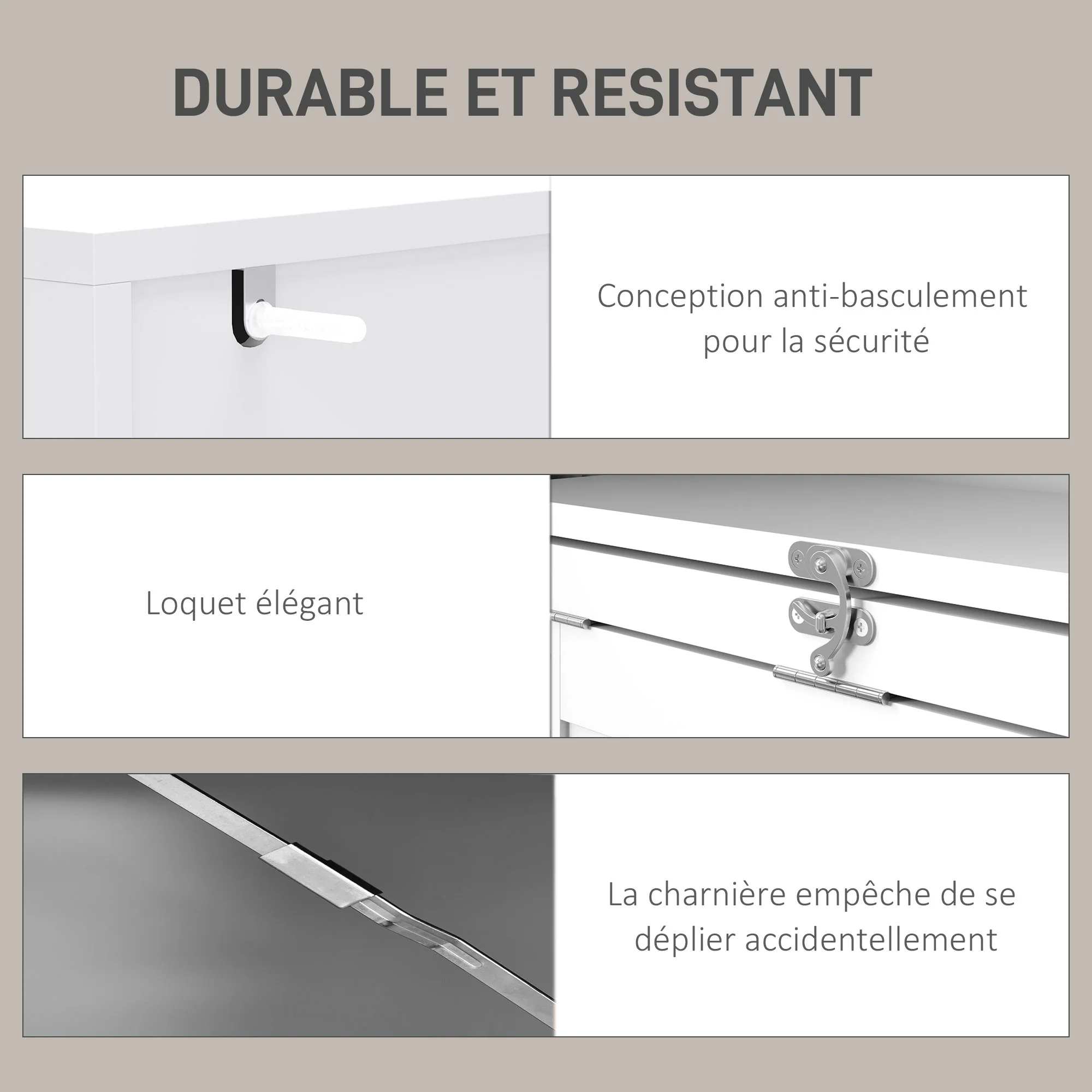 Bureau informatique pliable, bureau avec bibliothèque, poste de travail, tableau blanc, 9 compartiments ouverts et étagère réglable, table d'ordinateur pour chambre, 98x51x153cm, blanc - Image 8