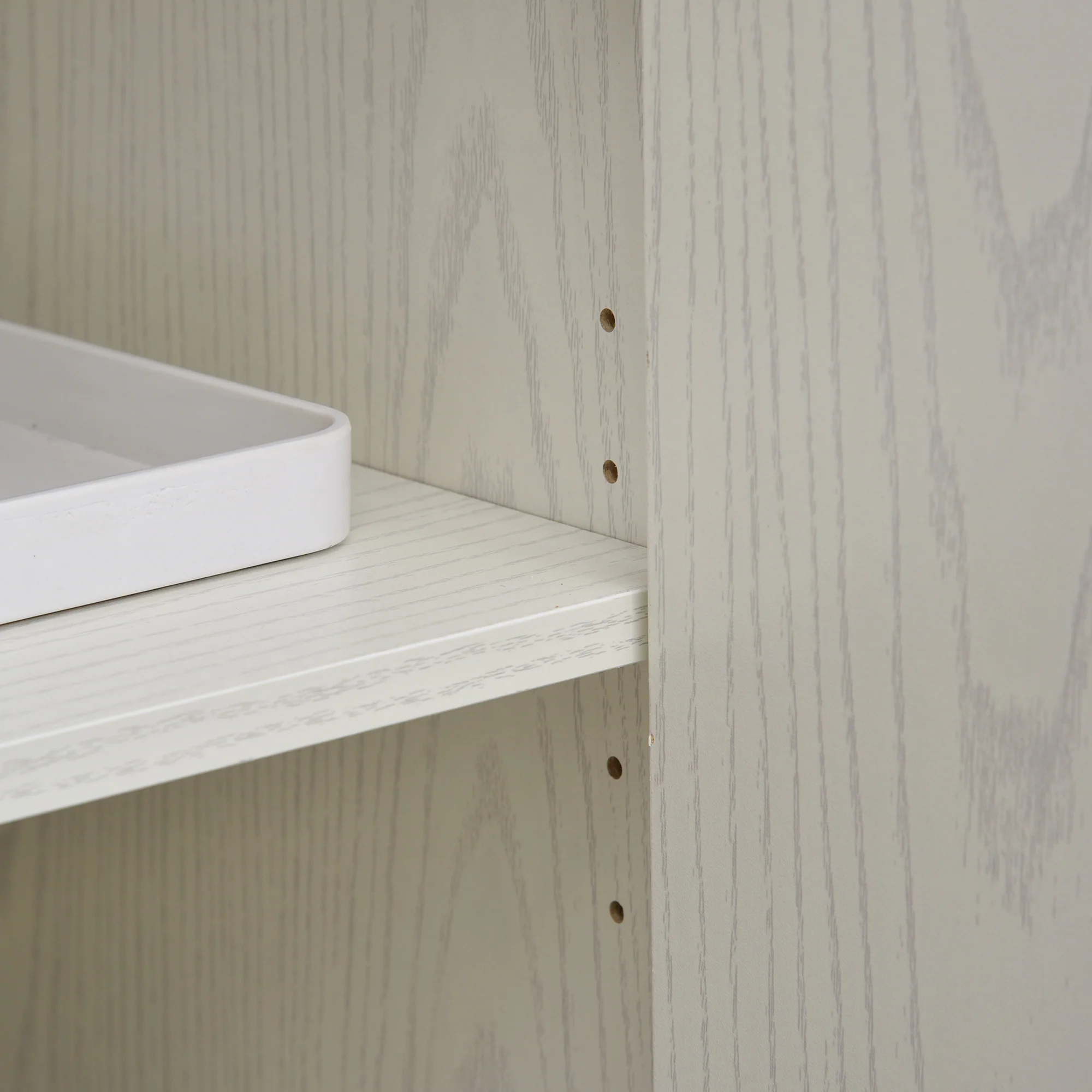 Chariot desserte micro-ondes placard 2 portes - dim. 60,4L x 40,3l x 97H cm - blanc - Image 10