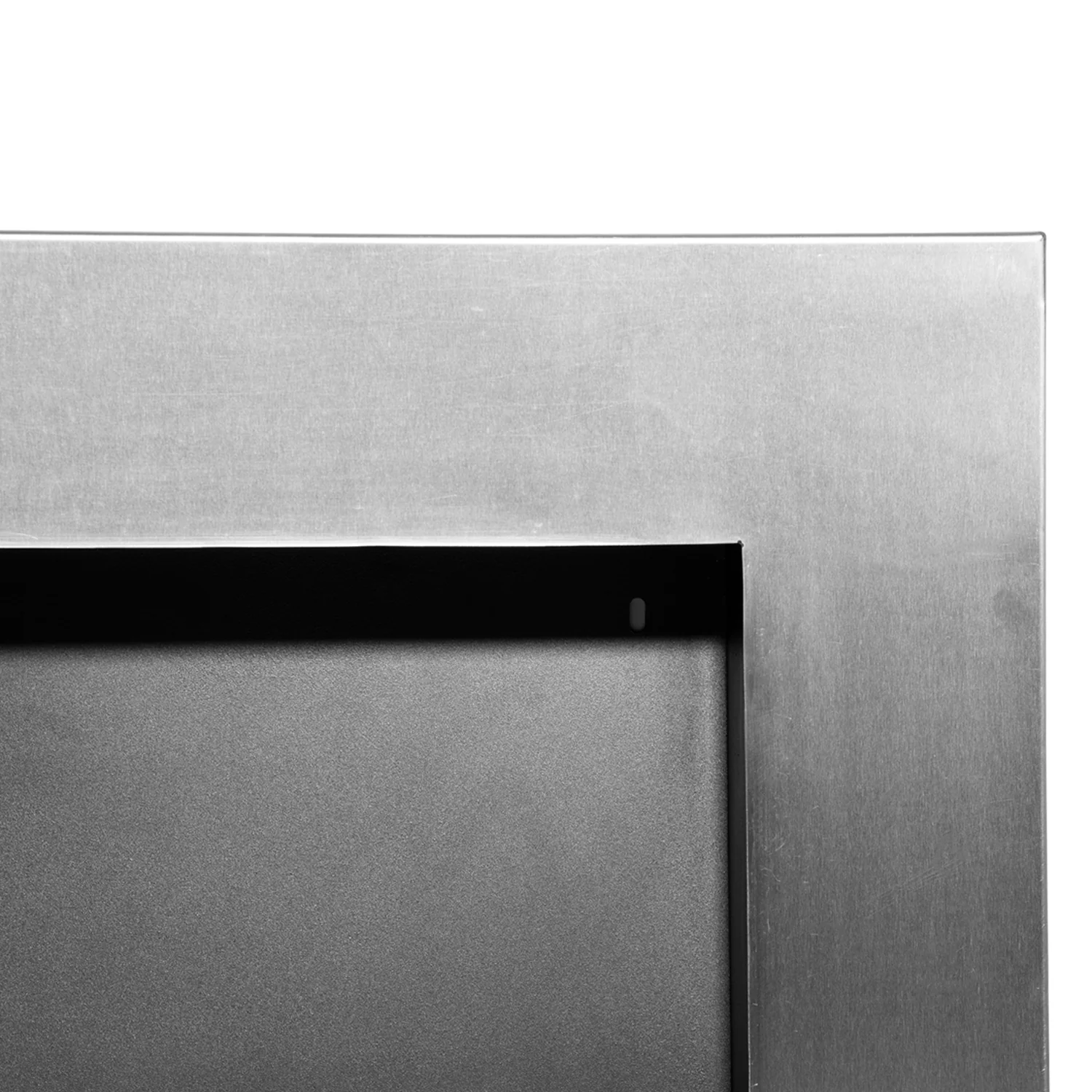 Cheminée bioéthanol Murale encastrable brûleur 2 x 0,9 L, environ 3 h de durée de combustion 110L x 14l x 54H cm Couverture 25-30 m² Acier inox - Image 10