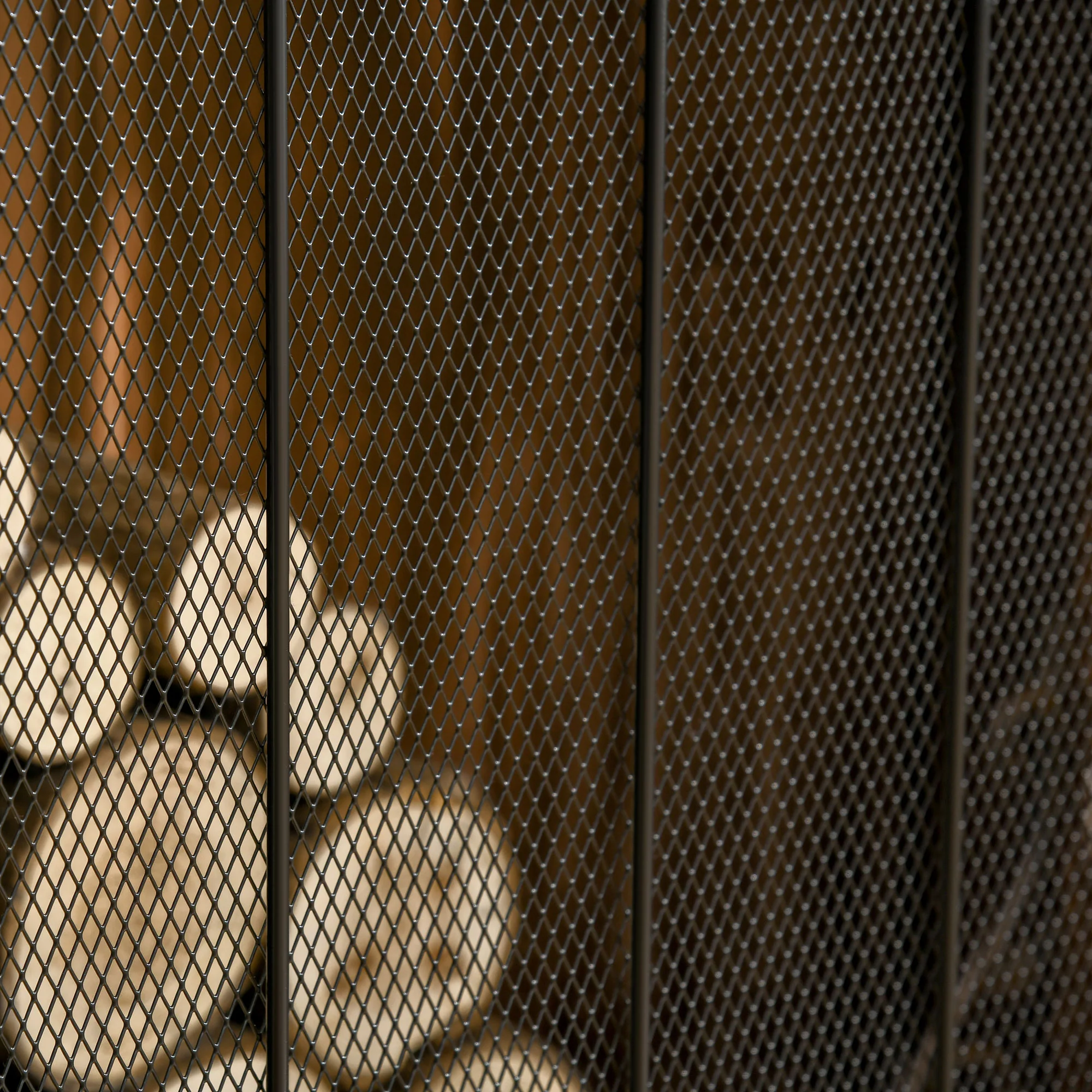 Grille de Protection pour cheminée - Pare-feu Large pour cheminée ou poêle - Pare-étincelles - barrière de sécurité - 3 Volets Pliables - Acier métal Noir - Image 9