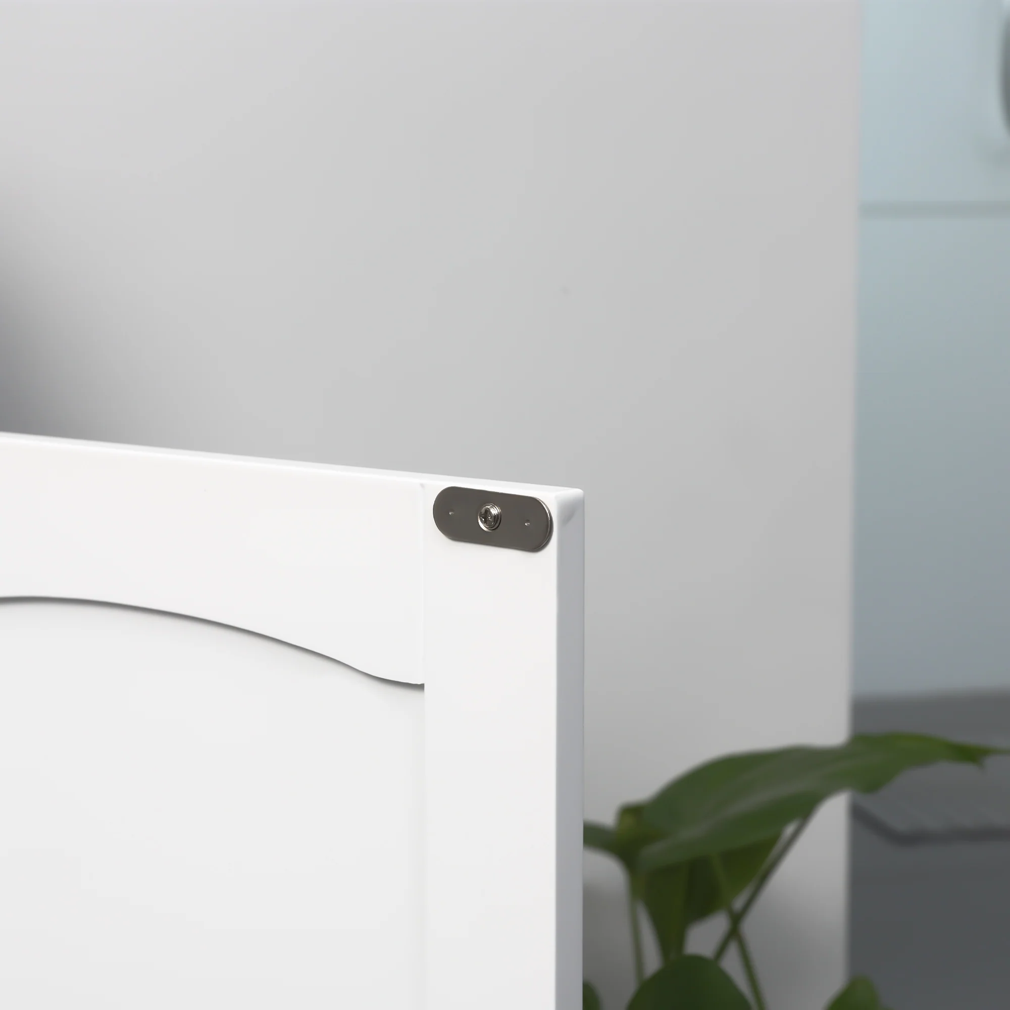 Meuble salle de bain sous lavabo, meuble sous lavabo avec double portes, étagère réglable, 60 x 33 x 60 cm, blanc - Image 9