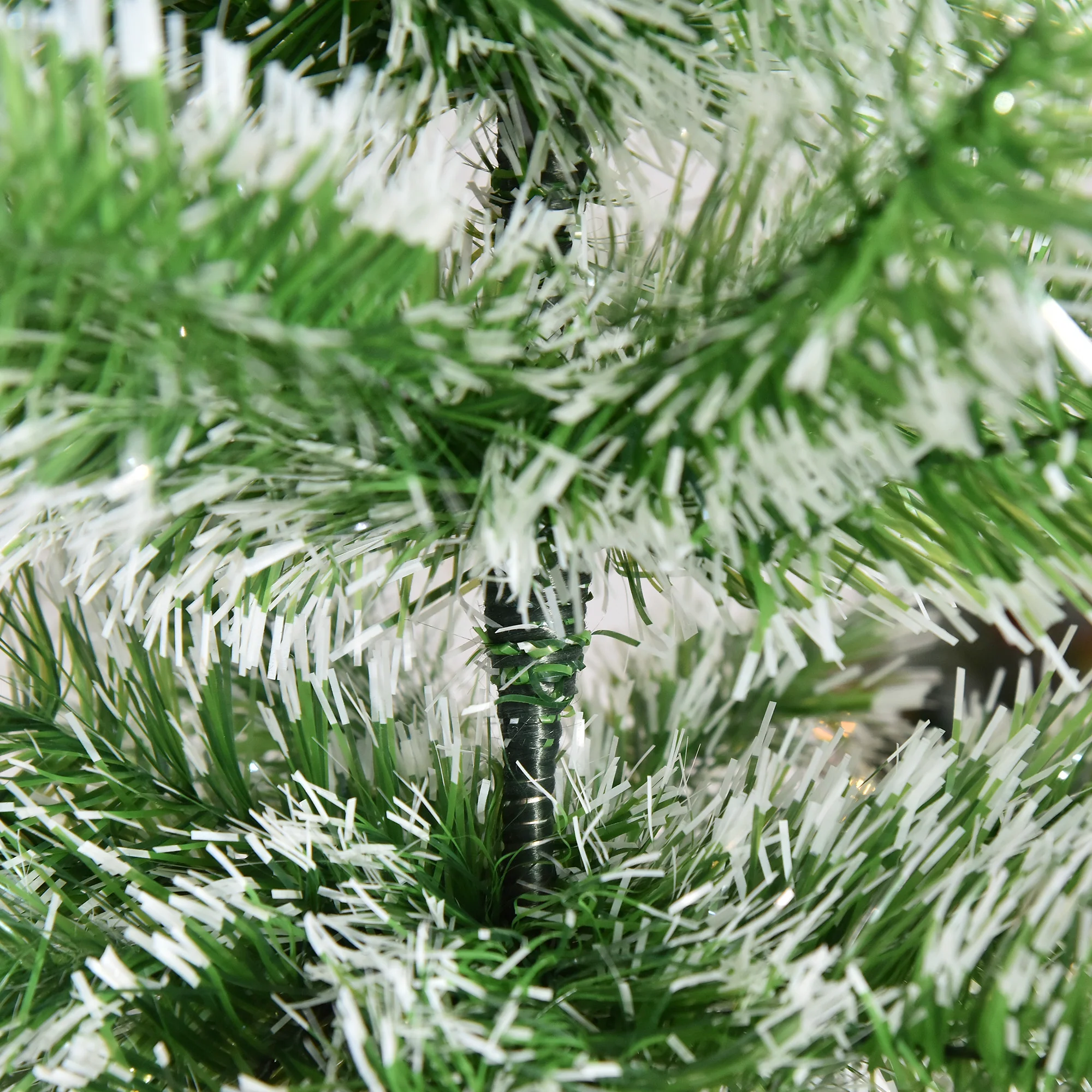 Sapin de No?l Artificiel Aspect enneigé 210 cm 968 Branches épines Imitation Nordmann Grand réalisme - Image 9