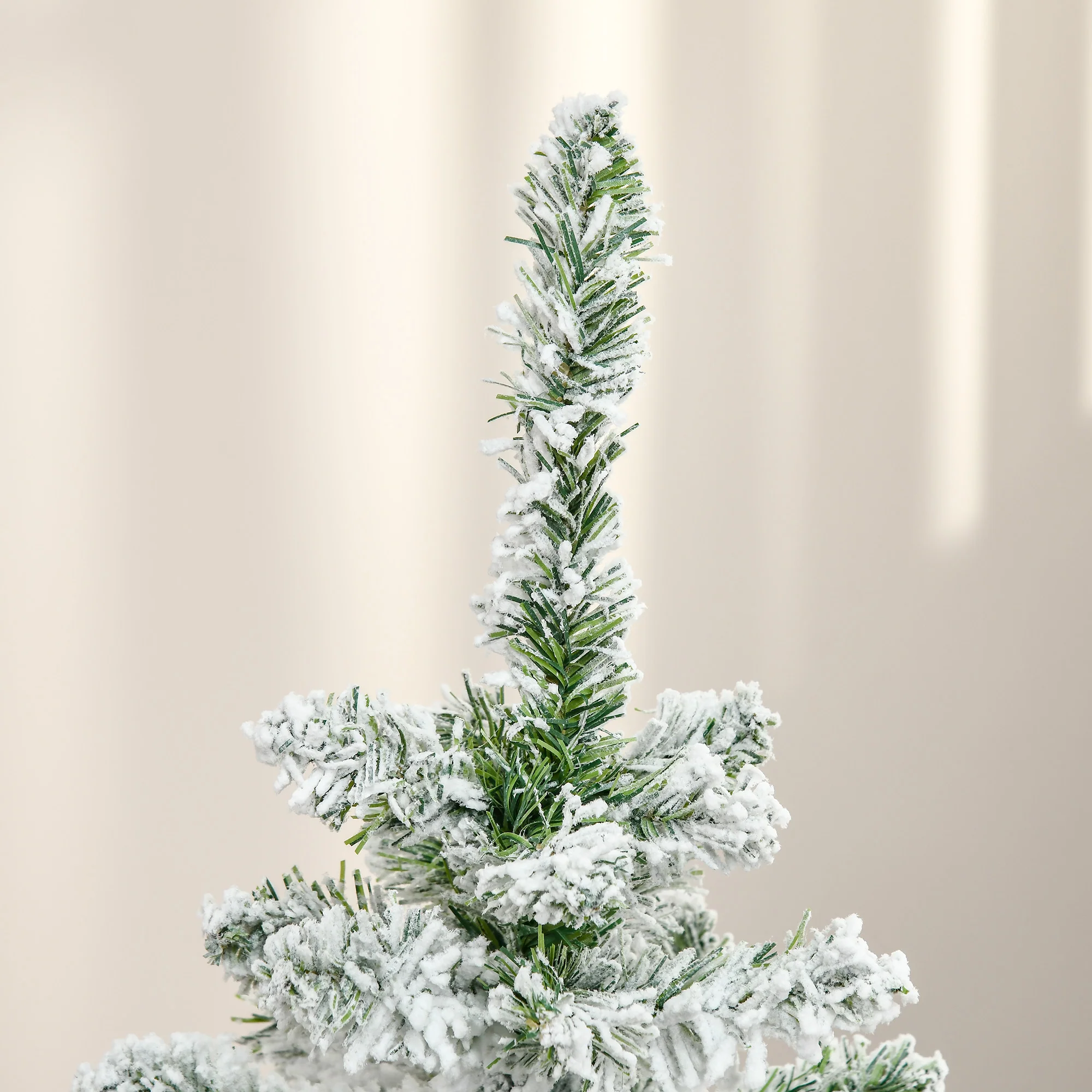 Sapin de No?l Artificiel enneigé 120H cm 200 Branches épines Imitation Nordmann Grand réalisme - Image 10